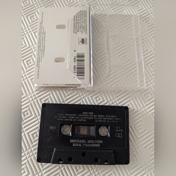 Michael Bolton album Soul Provider audio cassette - Picture 3 of 3